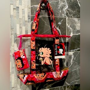 Betty Boop Transparent Tote Bag